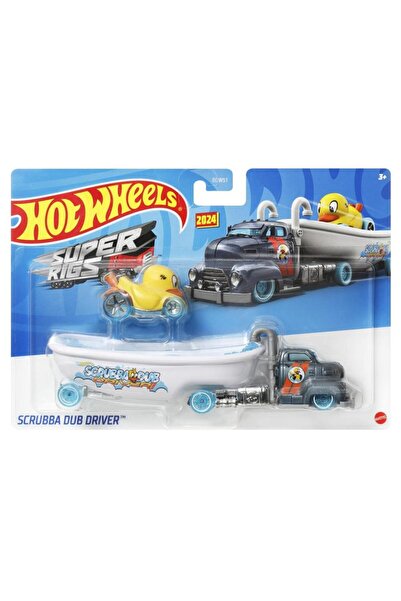 HOT WHEELS Σετ Καθαρισμού Επάνω και Κάτω Μέρους Φορτηγών και Αυτοκινήτων Scru...