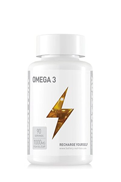 Battery Nutrition Ulei de pește Omega-3 90 capsule moi