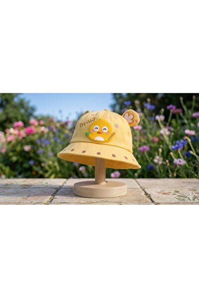 Efemkids 3-6 yaş arası çocuk şapka fötr ışıklı kulaklı şapka