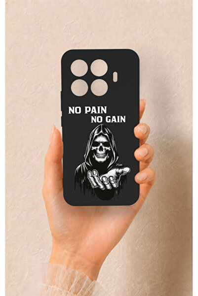 Vip Case Mi 17T Pro 5G Uyumlu No Pain No Gain Desenli Silikon Kılıf