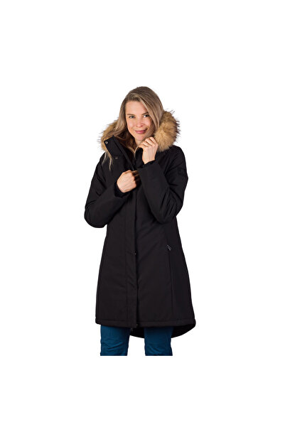 NORTHFINDER BU-6465SP geacă izolată de damă, model lung, GISEL, Negru