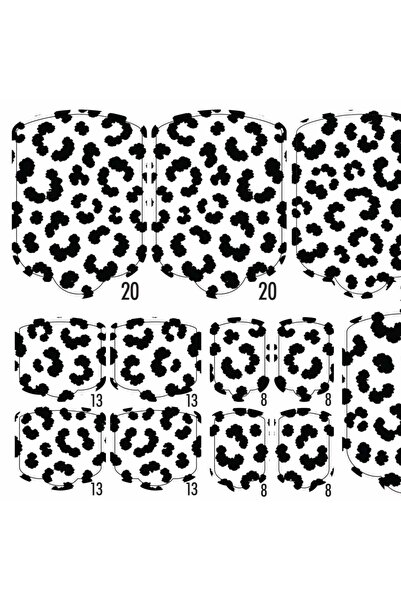 GELAXYO PEDI WRAPS ANIMAL COUTURE AC-09 CU 38 DE WRAPURI, 26 DECORAȚIUNI, PIL...