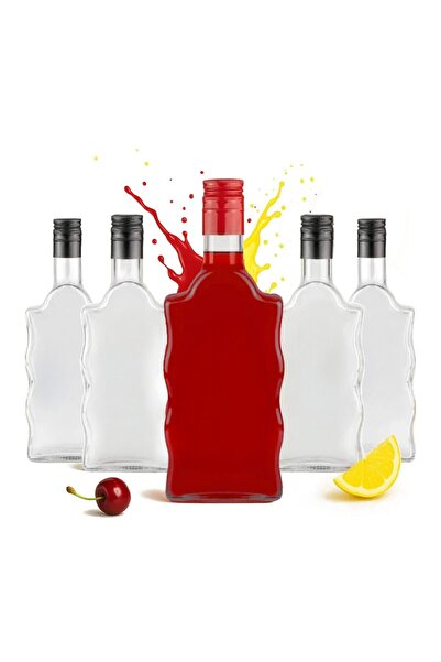 LimArt Set 50 sticle din sticla FALA 500 ml, capac metal cu filet, transparen...