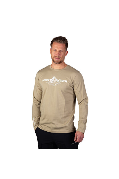 NORTHFINDER TR-5071OR tricou bărbătesc din bumbac organic CELETIN, Gri