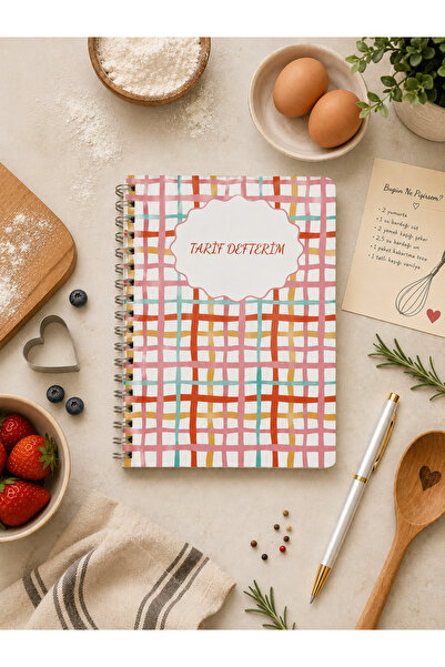 PickyTidy Tarif Defteri – Spiralli Yemek Tarif Kitabı, A5 Tarif Not Defteri, ...