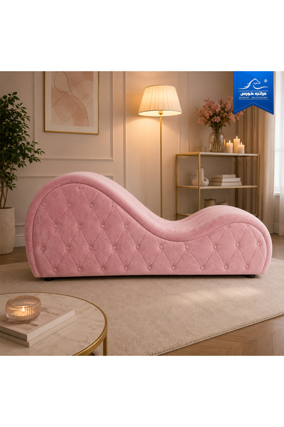 HORSE MATTRESS كرسي استرخاء رومانسى فاخر ─ أريكة استرخاء بقماش مخمل فاخر بتطر...