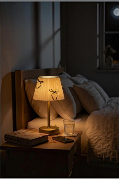 Elizim Home Lighting Bella Bowknot Pleated Decorative Lampshade - Green Detai...