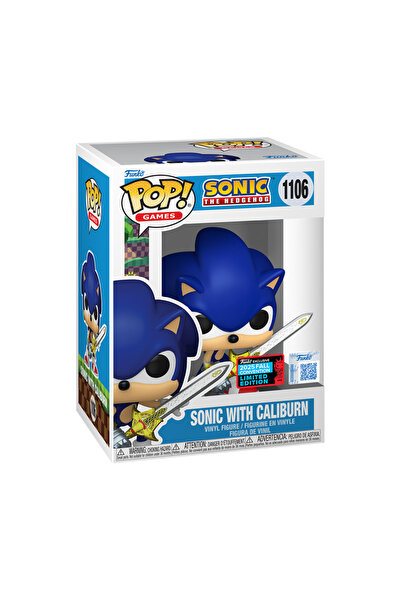 Funko Sonic the Hedgehog POP! Games Sonic with Caliburn Vinyl Figure Figür