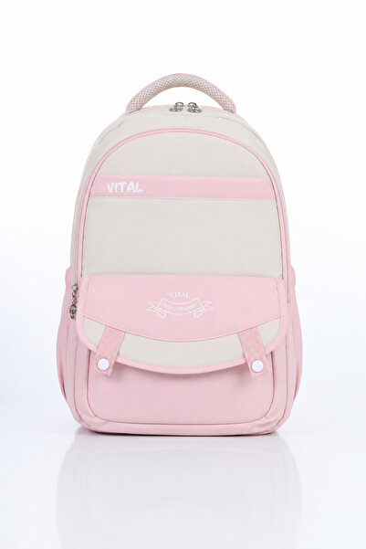 Vital Modern Line Unisex Okul Çantası (Su Geçirmez Kumaş)