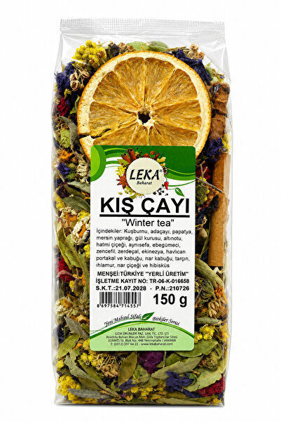 leka baharat Kış Çayı 150 g | Tam 30 Bardak Kış Çayı | 10 Demleme