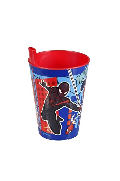 OEM Pahar copii, model Spiderman, pai, albastru, 260ml – băut ușor și sigur p...