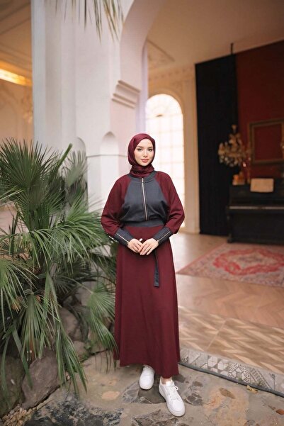 Bwest Skirt Suit - Bordo
