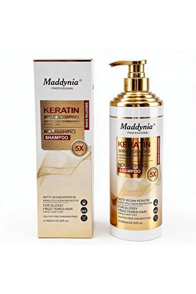 Belora Șampon cu keratină pentru păr strălucitor, 850 ml