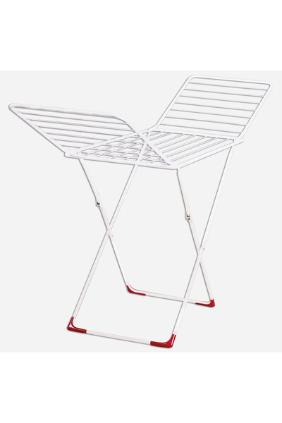Evin Bella Kanatlı 118x125 cm Katlanabilir Çelik Çamaşır Kurutmalık Gri