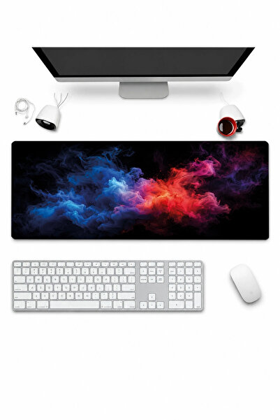 SonicTouch Keyboard Mousepad 32X70Cm Chromatic Fog Seamless Smooth Liquid-Pro...
