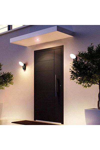 iTin Aplică LED de Exterior 10W, AX165, Lumină Caldă 3000K, Negru