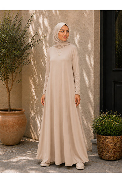 WE&ME Thin Viscose Long Hijab Dress Standard Size Flexible Fabric Summer Wome...