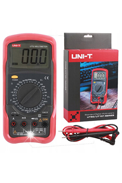 unı-t Multimetru universal digital ampermetru UT52 portabil, cu domenii de mă...