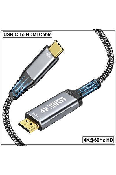 Choice1 3m USB C To HDMI USB C to HDMI Cable 4K@60Hz HD Type-C to HDMI Compat...
