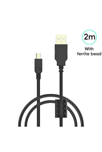 Choice1 2M Data Frog USB A to Mini B 5Pin Durable Cable Fast Charge Sync Cord...