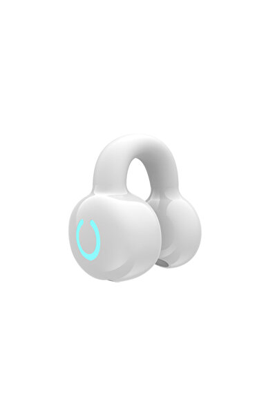 Choice3 White Single Pack Sports Bluetooth Headset Ear Clip Type Non-In-Ear S...