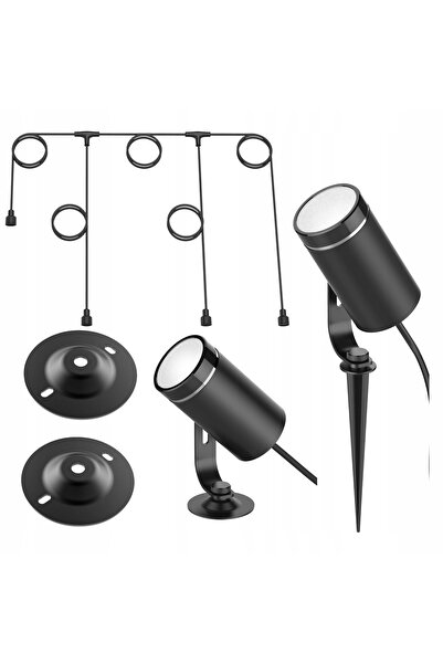 DELTACO Kit de extensie Lampa smart pentru iluminat de grădină, 2 becuri