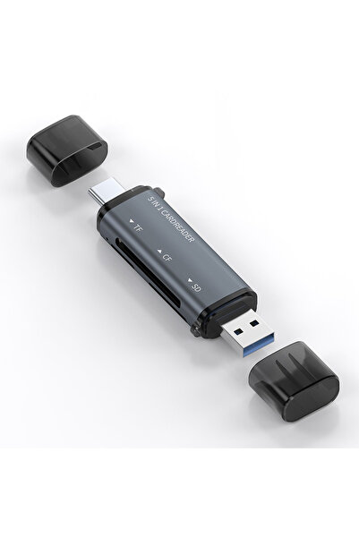 Choice قارئ بطاقات متعدد الوظائف ADS-318 نوع C USB 2.0 للهواتف المحمولة وأجهز...