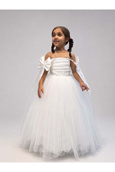MİSS HELİNA Evening Dress 6-10 Years Old White