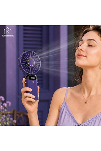 Elindor Преносим вентилатор Елиндор ®   Мини вентилатор Турбо, ръчен и настол...
