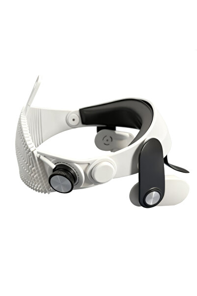 Choice1 WHITE Adjustable Elite Head Straps for Meta Quest 3/Quest 3S Breathab...