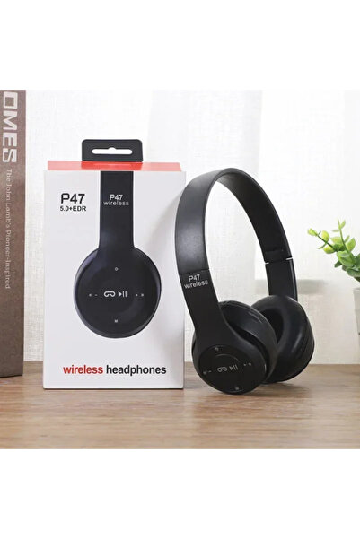 Choice3 black P47 Bluetooth 5.0 Wireless Headphone Foldable HIFI Stereo Bass ...