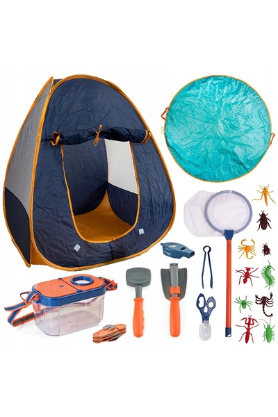 Stator 21El Set Cort de Explorator Mic, Căsuță de Joacă pentru Copii, Cadou p...