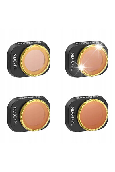 SunnyLife Set de filtre pentru lentile Nd/Pl de 8/16/32/64 bucăți pentru dron...