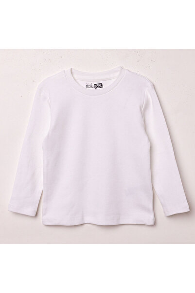 ebebek Hello Baby HelloBaby Erkek Bebek Tişört Bisiklet Yaka Long Sleeve