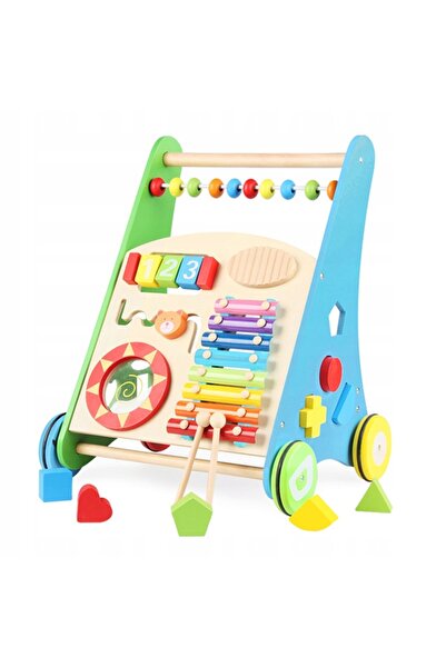 MINEXO Premergător din lemn și puzzle din lemn pentru copii care învață să me...