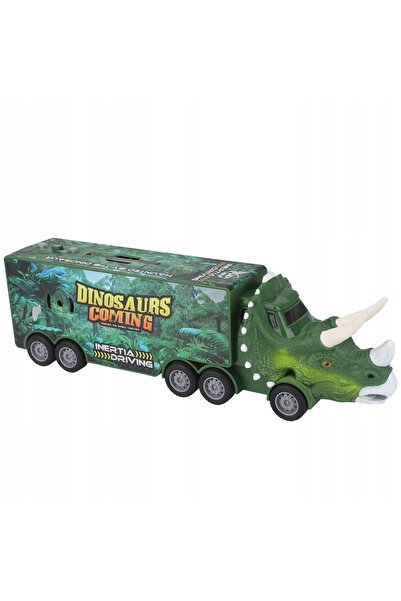 NO BRAND Valiză Laweta cu mașinuță cu roți, jucărie Dino Drive, set de jucări...