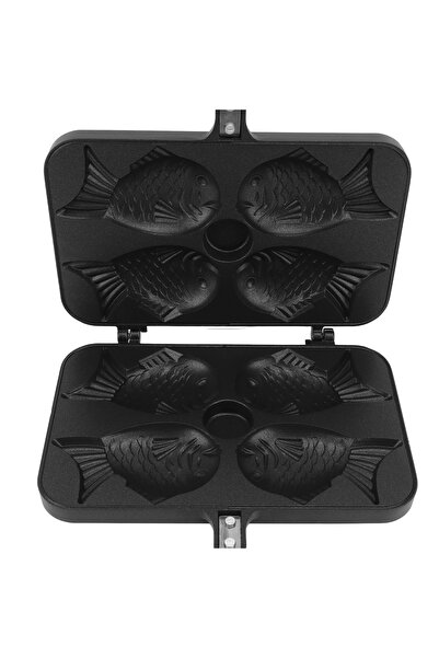 NO BRAND Tavă antiaderentă pentru Taiyaki cu 4 orificii