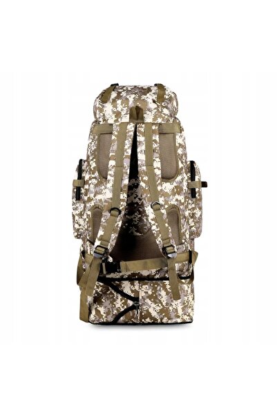 NO BRAND RUCSAK TACTIC MILITAR DE TURISM CU CAMUFLAJ, 80 L