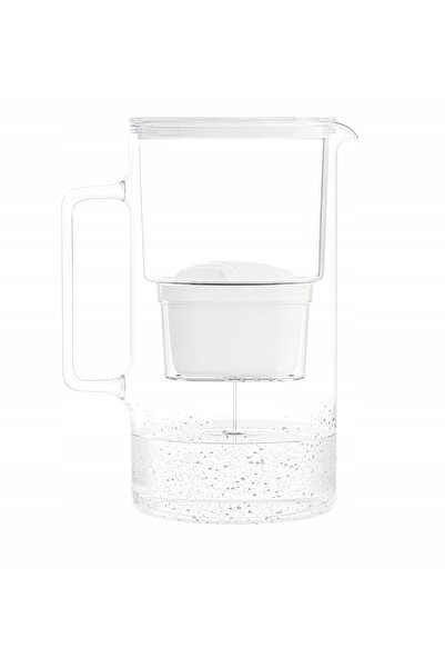 NO BRAND Carafă filtrantă din sticlă borosilicată Wessper D2 FF 3L albă + 3 f...