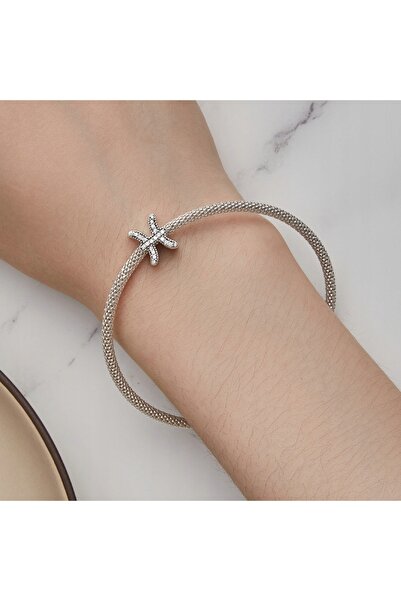 NO BRAND Charm Pandantiv Semn Zodiacal Pești Argint 925 Trusky Charms