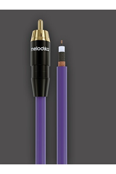 NO BRAND Melodika Mdph20 Cablu Purple Rain pentru Gramofon 2RCA Fono cu Împăm...