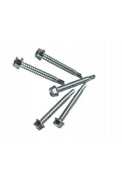 NO BRAND Șurub metalic autoforant 6.3x38 mm, 200 bucăți