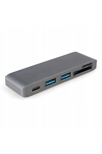 NO BRAND Adaptor 5 în 1 HUB USB-C USB 3.0 SD Micro SD MacBook