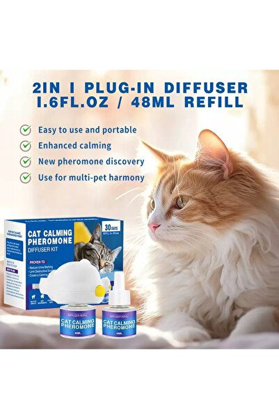 NO BRAND Difuzor cu Feromoni Calmant pentru Pisici pentru Stres și Anxietate ...