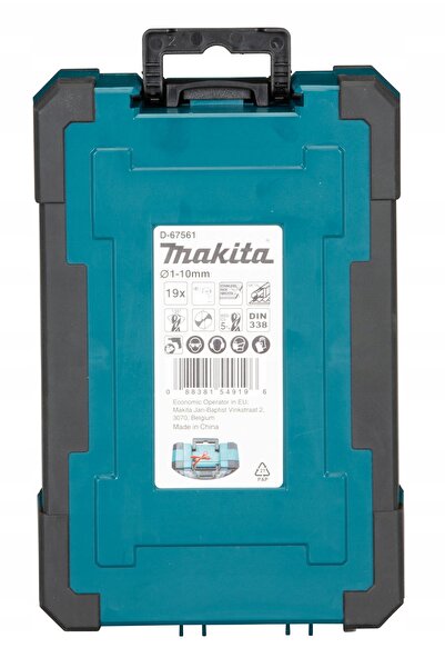 NO BRAND Set de burghie cu cobalt Makita D-67561, 19 piese