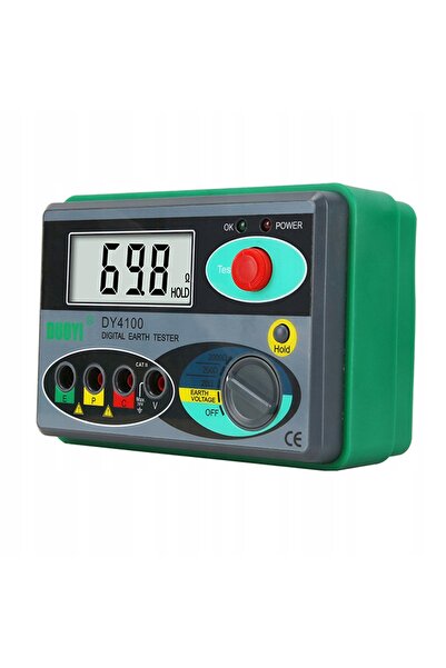 NO BRAND Tester de rezistență la împământare LCD + Împământare + Cabluri