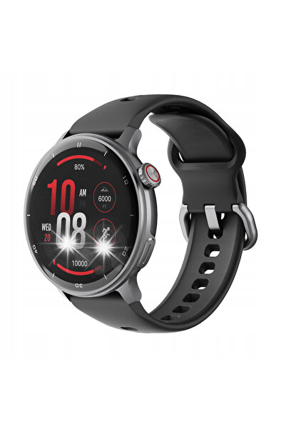 NO BRAND Smartwatch Ceas Sportiv Activ Ai 46mm GPS AMOLED Negru 3 ATM Apeluri