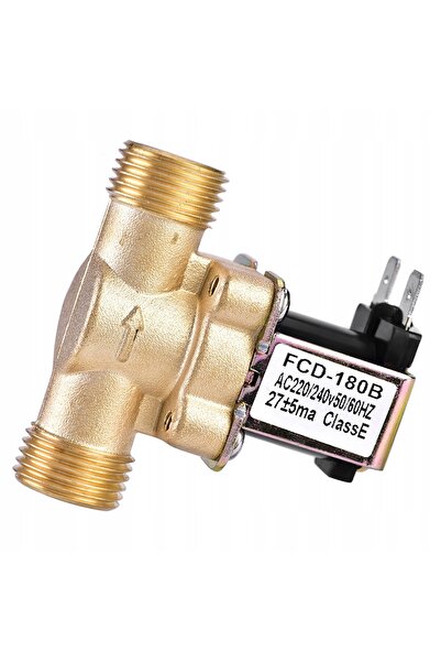 NO BRAND Supapă electrică din alamă 1/2 " pentru controlul debitului de apă, ...
