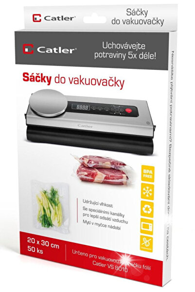 NO BRAND Pungi de vid Catler 20×30 cm, potrivite pentru congelare și încălzir...