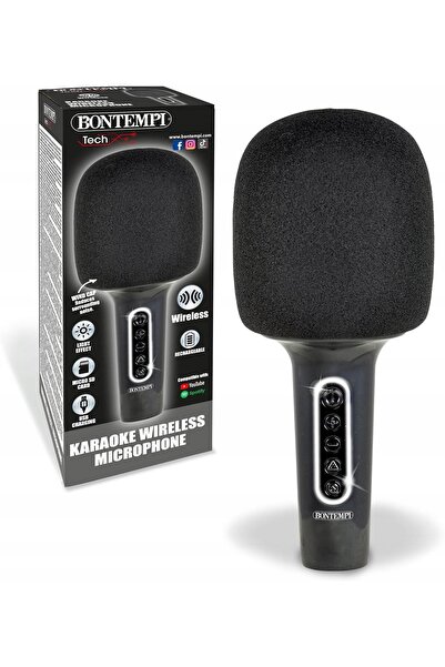 NO BRAND Bontempi |   Microfon karaoke fără fir cu difuzor și efecte vocale